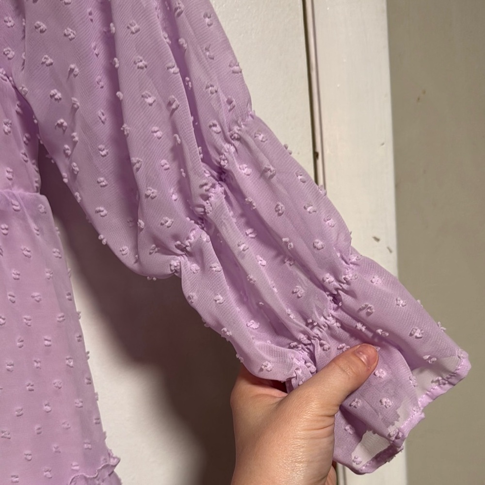 Altar'd State Lilac Ruffle Dress - Picture 3 of 5